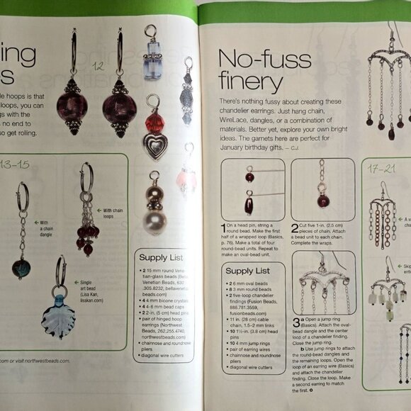 Bead Style Magazine Special Issue February 2008 Earrings That You Can Make - Picture 4 of 16